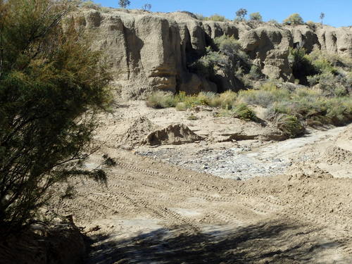 GDMBR: We're passing through a repaired arroyo.